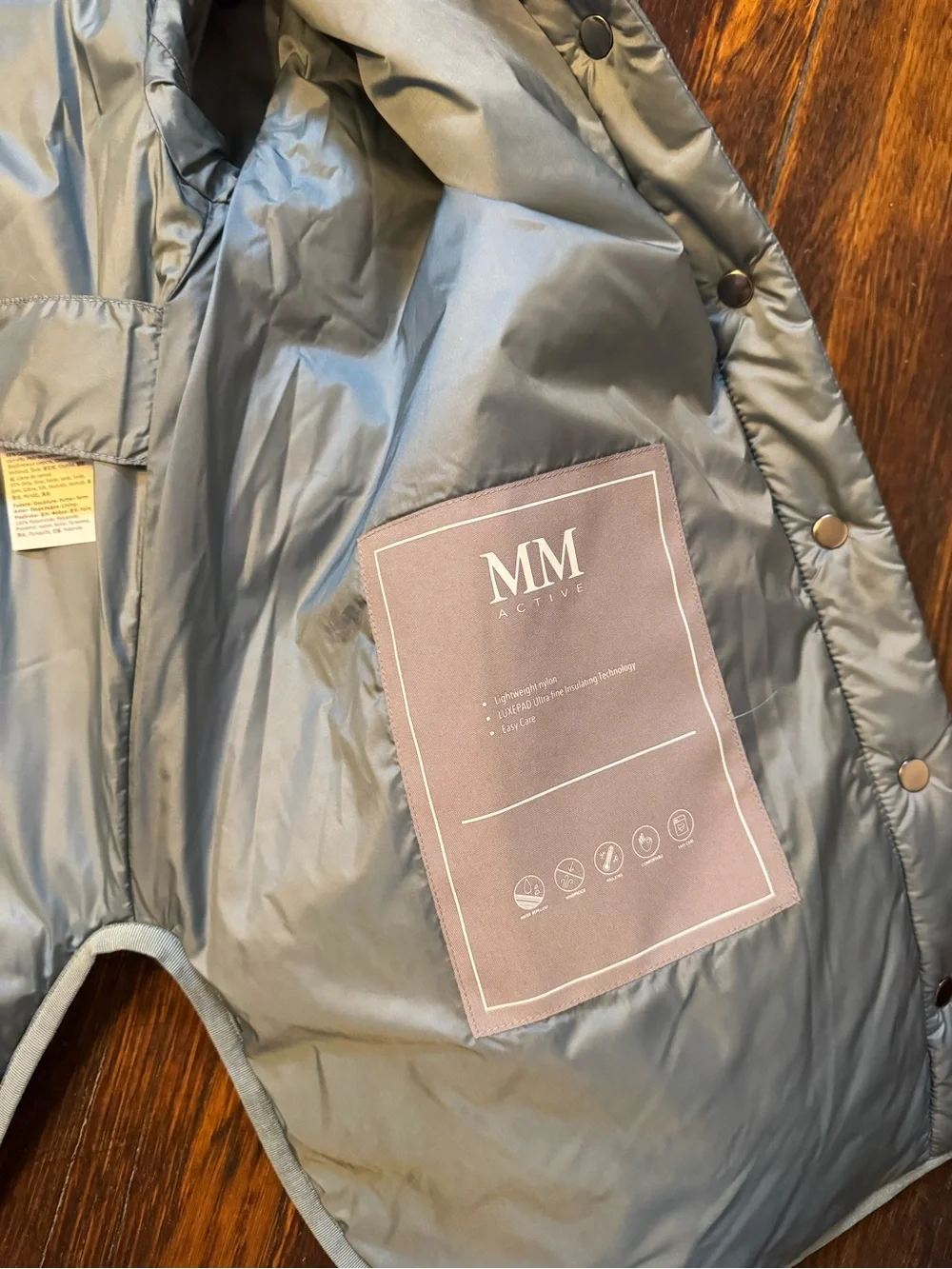 MAX MARA Quilted Lightweight Women's Jacket in Light Gray/Blue